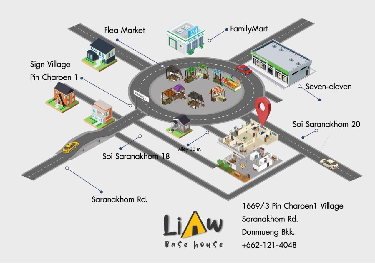 Liaw Base House Banguecoque Exterior foto